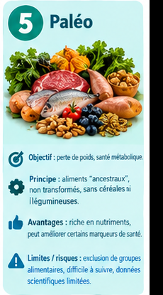 image illustrant le régime paléo