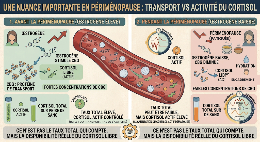 image du cortisol lors de la périménopause