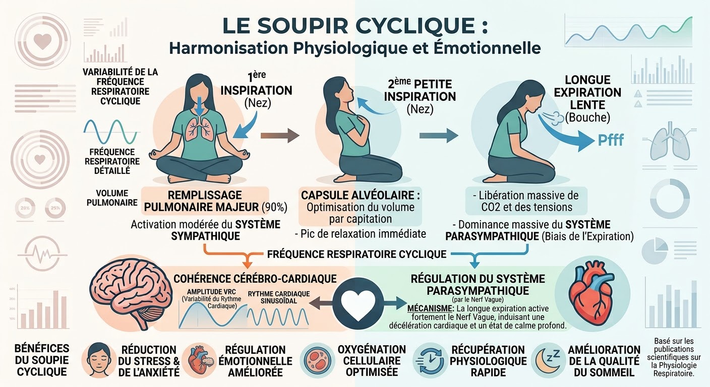 schéma expliquant le soupir cyclique